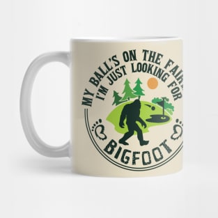 Golf and Bigfoot Mug